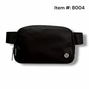 Lululemon Everywhere 1L Crossbody Belt Bag - Black/Silver (B004) NWT